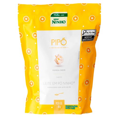 Pipoca Gourmet Pipo Sabor Leite em Po Ninho 90g-1-